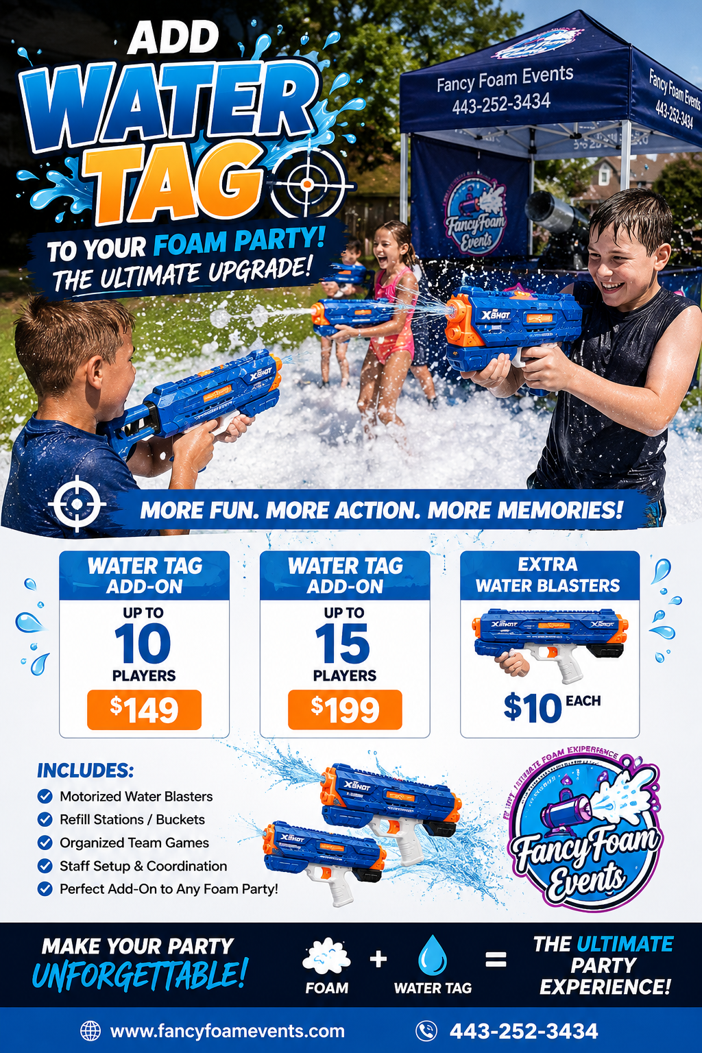 Water Tag Battle Party Add-On Maryland