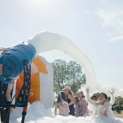 Birthday foam party Maryland