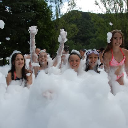 Foam party event setup Maryland