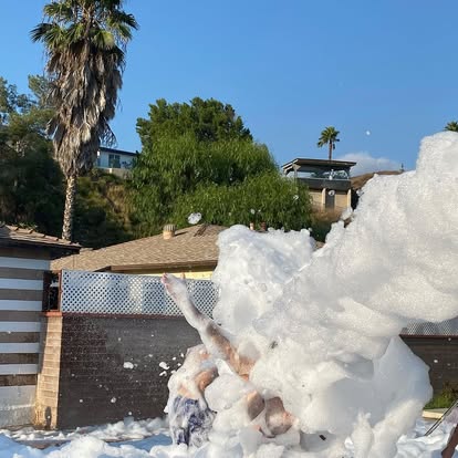 Kids having fun at a foam party in Maryland